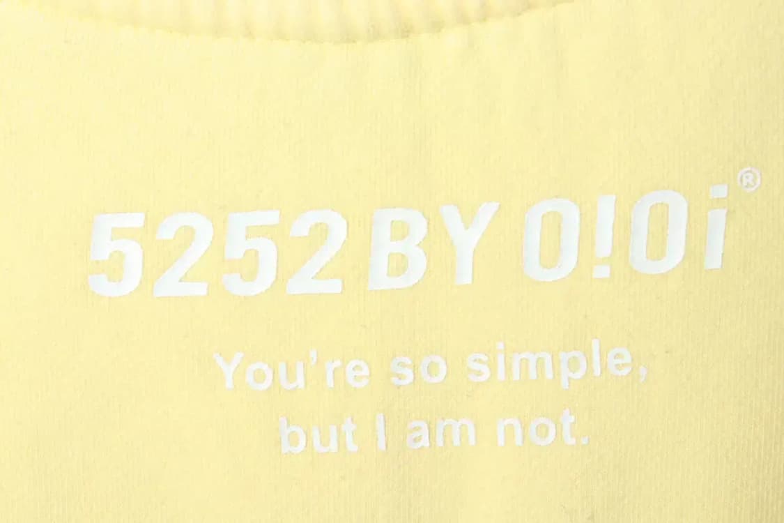 W(F) 오아이오아이 맨투맨 티셔츠 노랑 기모 키치-16A4B 상품이미지6