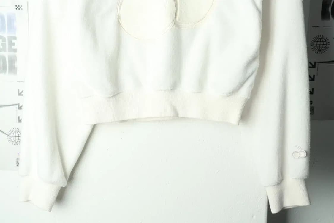 W(S-M) 키르시 맨투맨 티셔츠 빅로고 부클 기모 키치-16A4C 상품이미지4