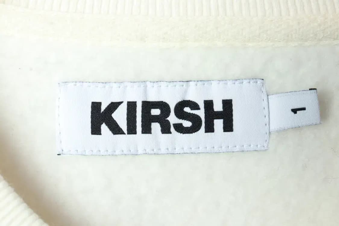 W(S-M) 키르시 맨투맨 티셔츠 빅로고 부클 기모 키치-16A4C 상품이미지7