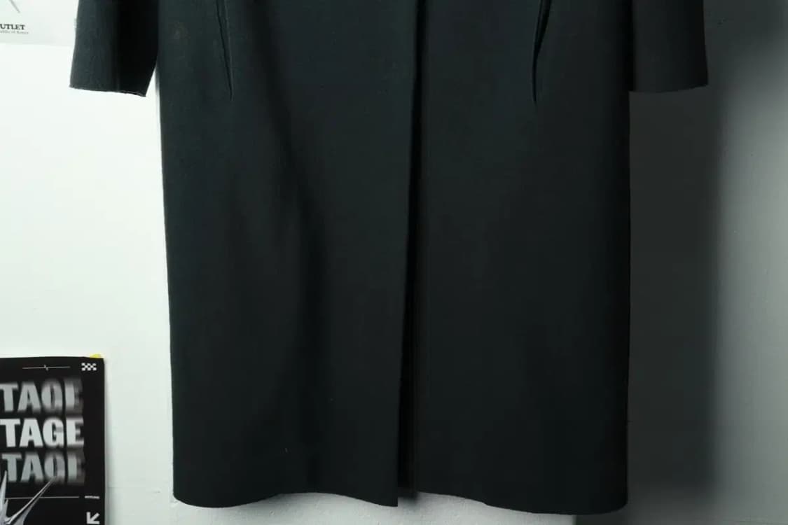 W(S-M) 지컷 코트자켓 작은오염 그린 울-16A4F 상품이미지4