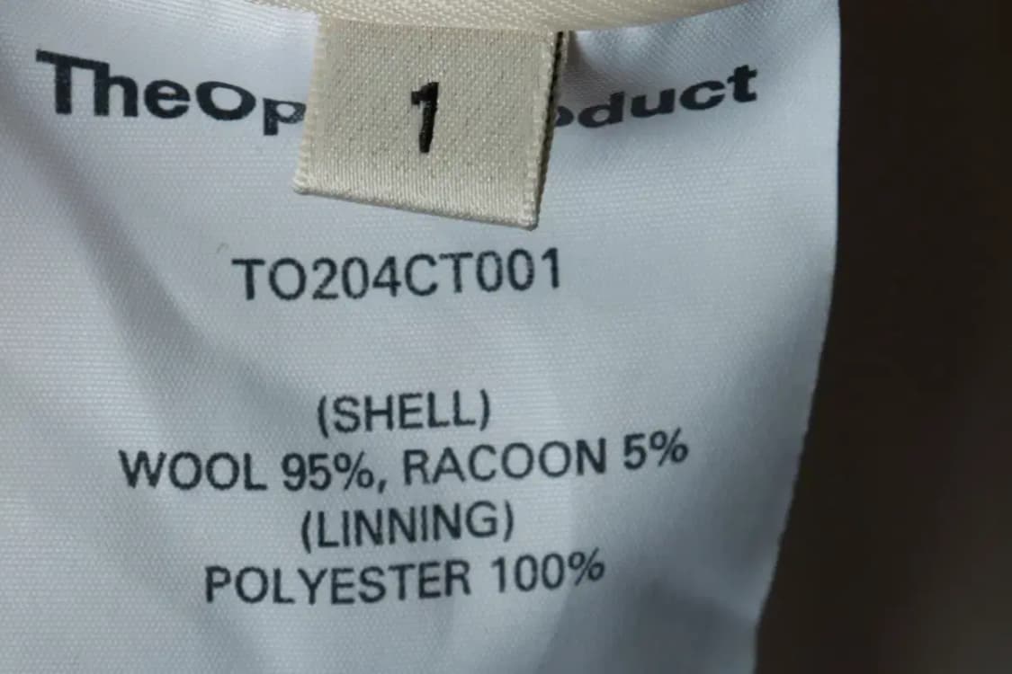 W(M-L) 더오픈프로덕트 코트자켓 오픈Yy 더블 화이트 울-16A50 상품이미지6