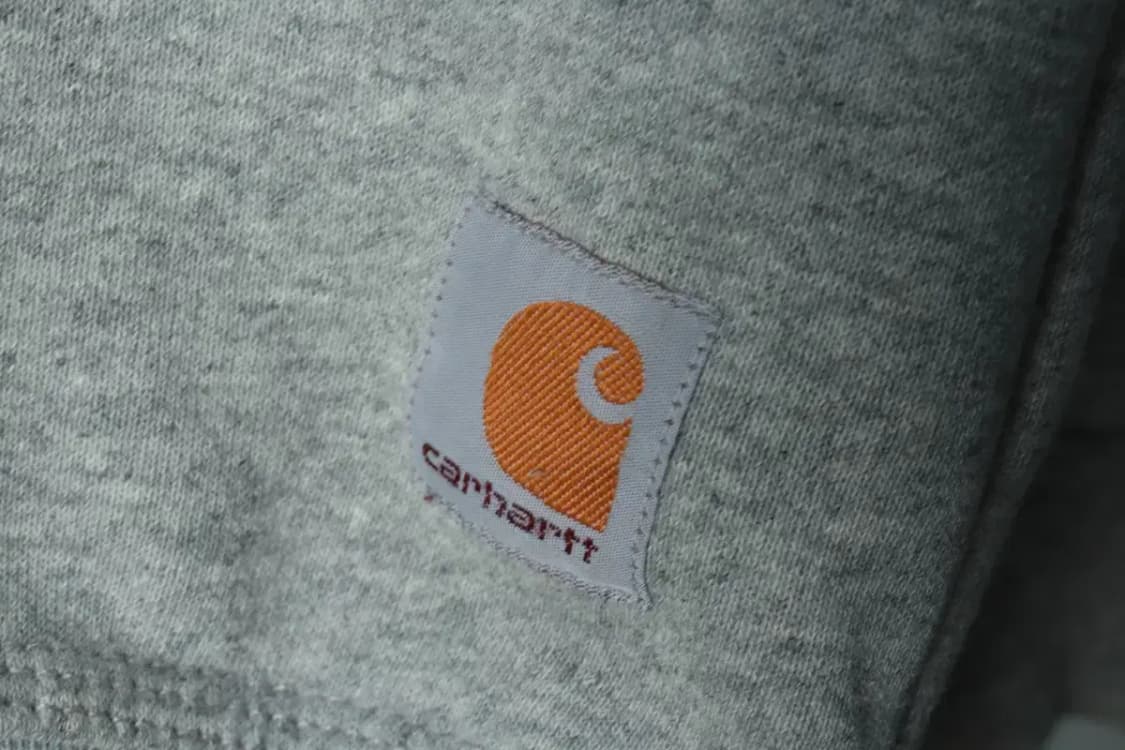 (M-XL) 칼하트 맨투맨 티셔츠 그레이 기모 올드스쿨-169ED 상품이미지5