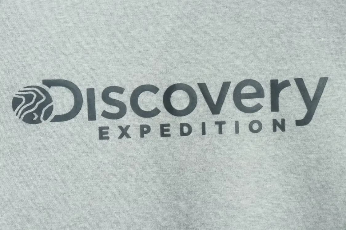 (S) 디스커버리 맨투맨 티셔츠 작은오염 기모 그레이-169EE 상품이미지5