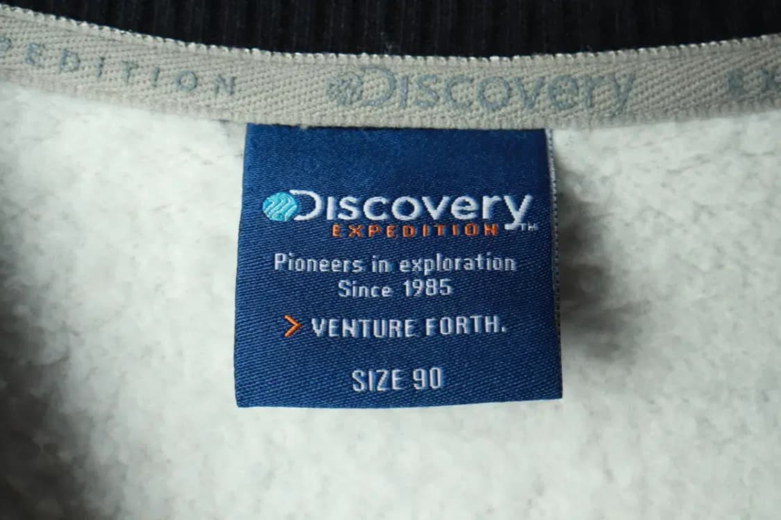 (S) 디스커버리 맨투맨 티셔츠 작은오염 기모 그레이-169EE 상품이미지7