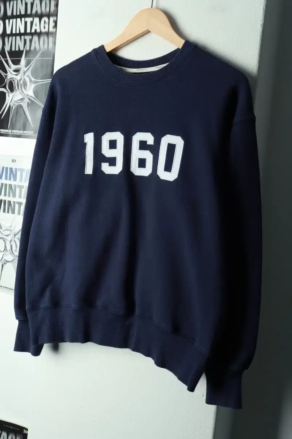 (M-L) 유니폼브릿지 맨투맨 티셔츠 1960 네이비 아메카지-169EF 상품이미지1