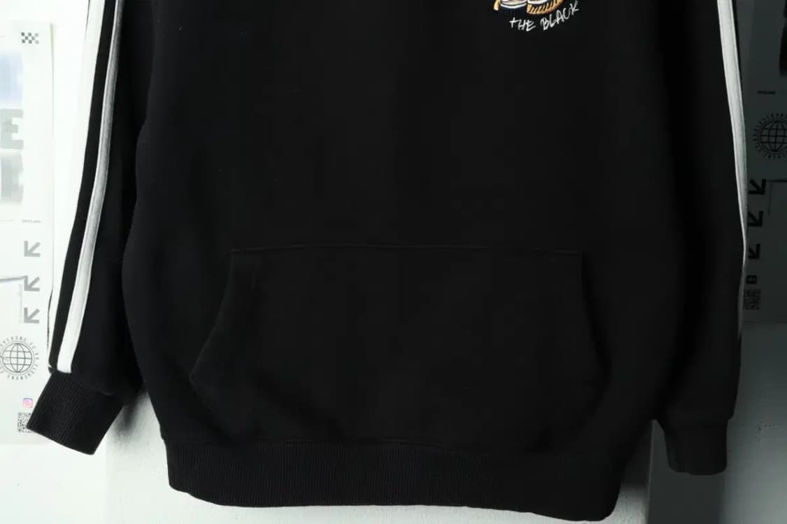 (M-L) 엠블러 맨투맨 티셔츠 반집업 기모 스트릿 풀오버-169F2 상품이미지4