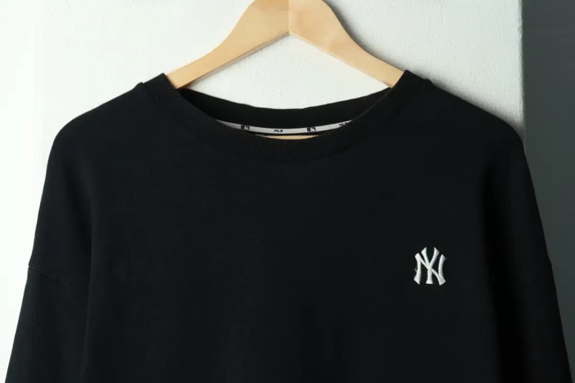 (L-XL) MLB 엠엘비 맨투맨 티셔츠 사용감 뉴욕 양키즈-169F3 상품이미지3