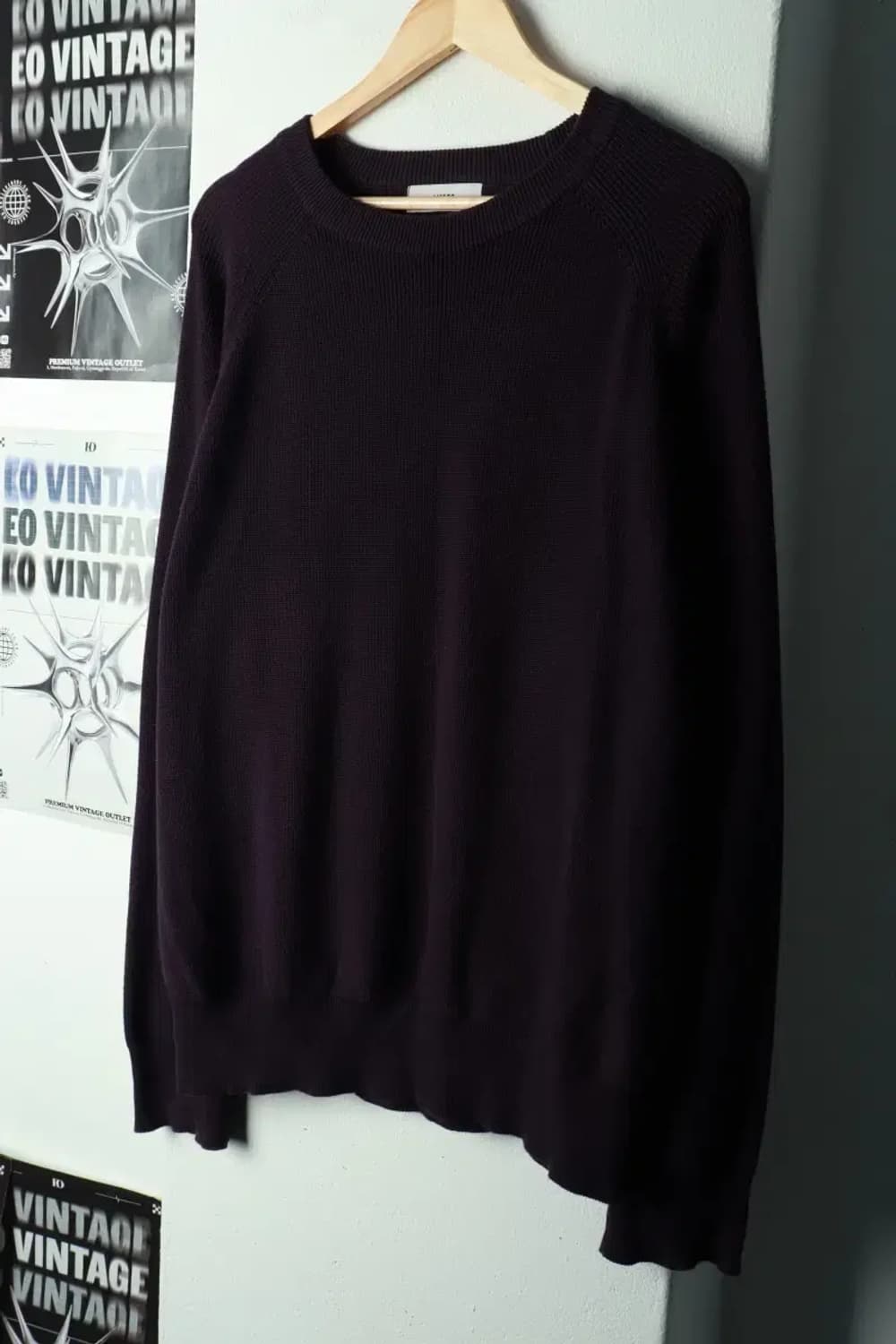 (L-XL) 엘무드 니트 나그랑 무지 퍼플-169FB 상품이미지1