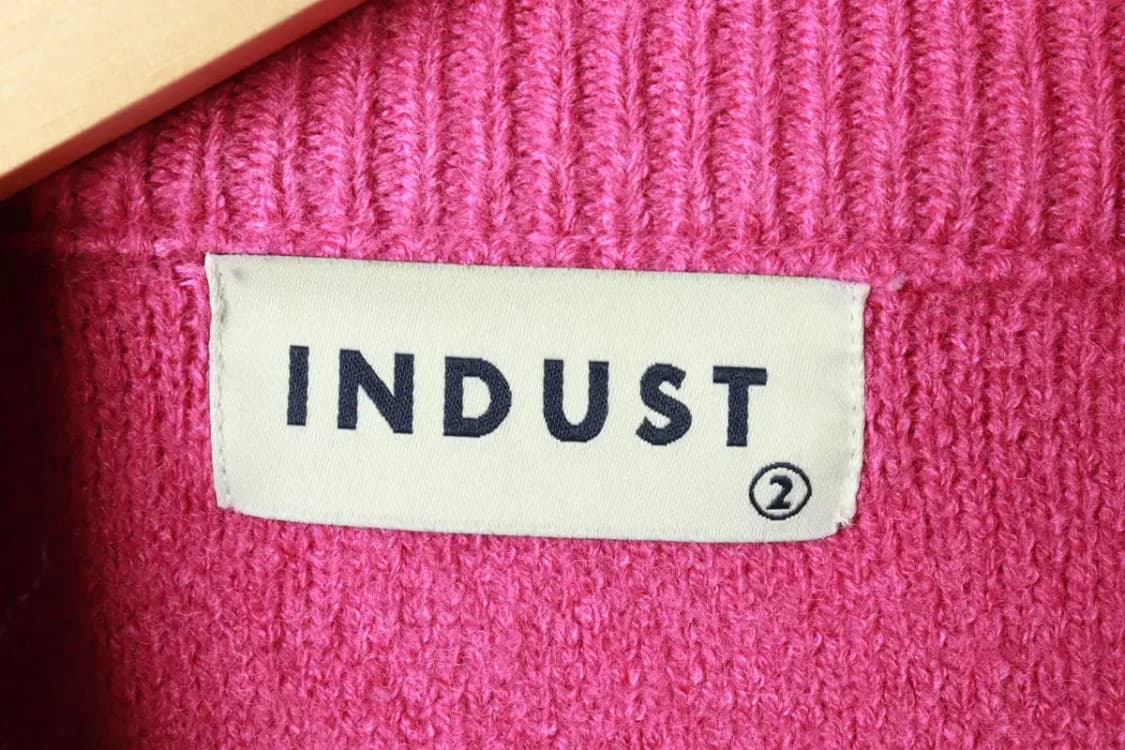 W(L) 인더스트 니트 핑크 무지 키치-169FC 상품이미지5