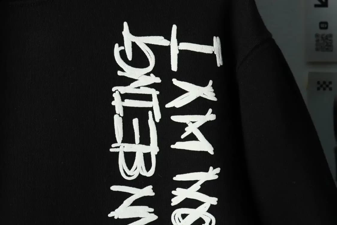 (L-XL) 아임낫어휴먼비잉 후드티셔츠 레터링 빅로고 스트릿-169FF 상품이미지5