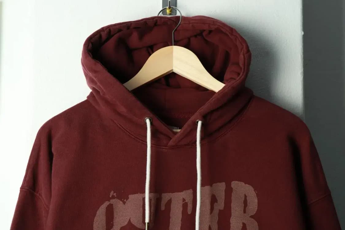 (XL) 에즈카톤 후드티셔츠 빅로고 버건디 스트릿-16A00 상품이미지3