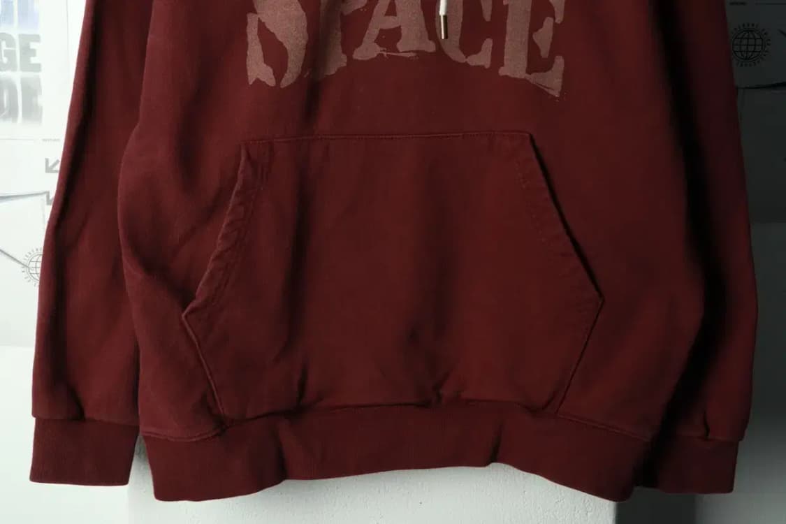 (XL) 에즈카톤 후드티셔츠 빅로고 버건디 스트릿-16A00 상품이미지4