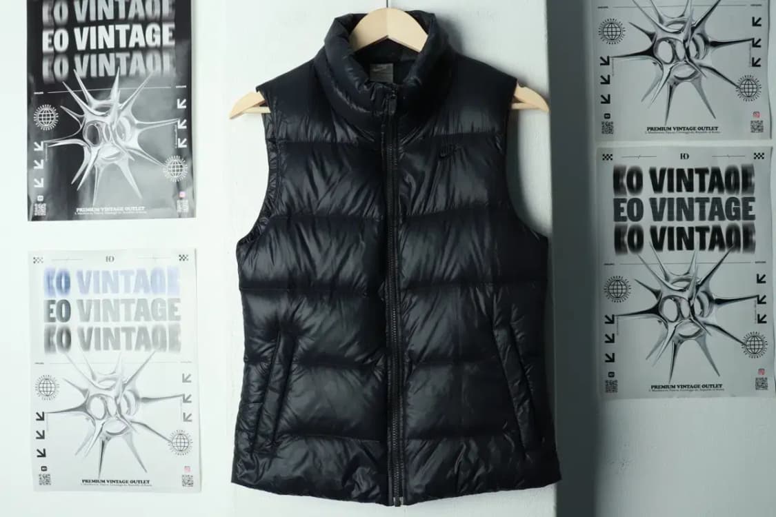 W(M) 나이키 패딩 점퍼자켓 조끼 구스다운 블랙-16A03 상품이미지2