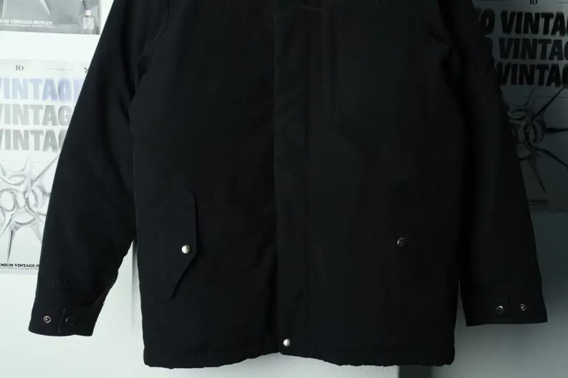 (M-L) 마모트 패딩 점퍼자켓 덕다운 블랙 올드스쿨-16A04 상품이미지4