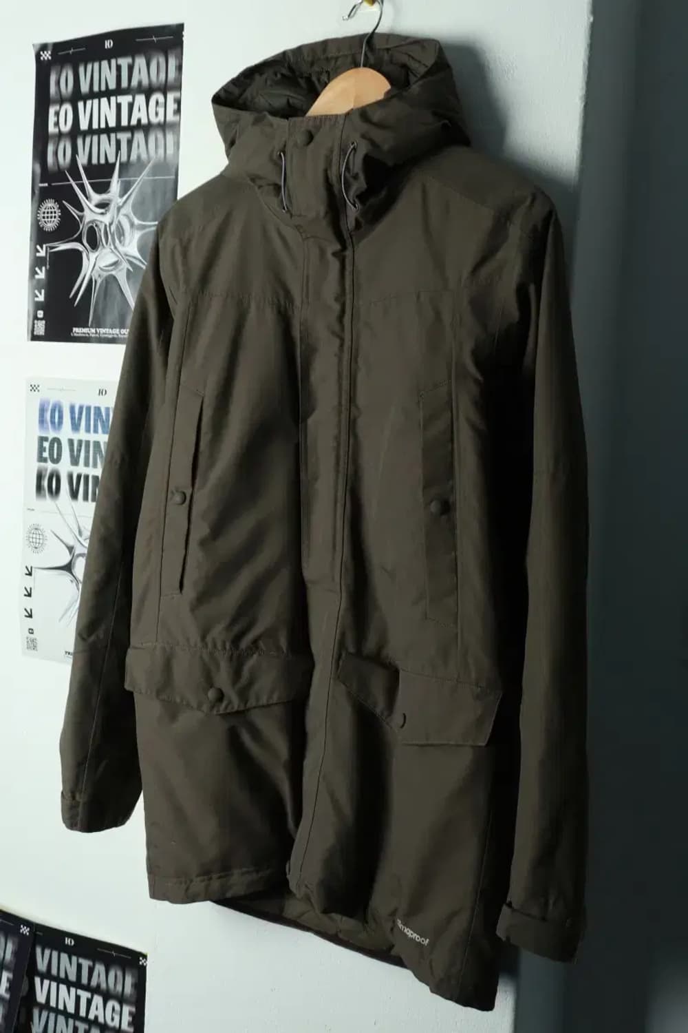 (M) 아디다스 패딩 점퍼자켓 야상 경량 카키-16A06 상품이미지1