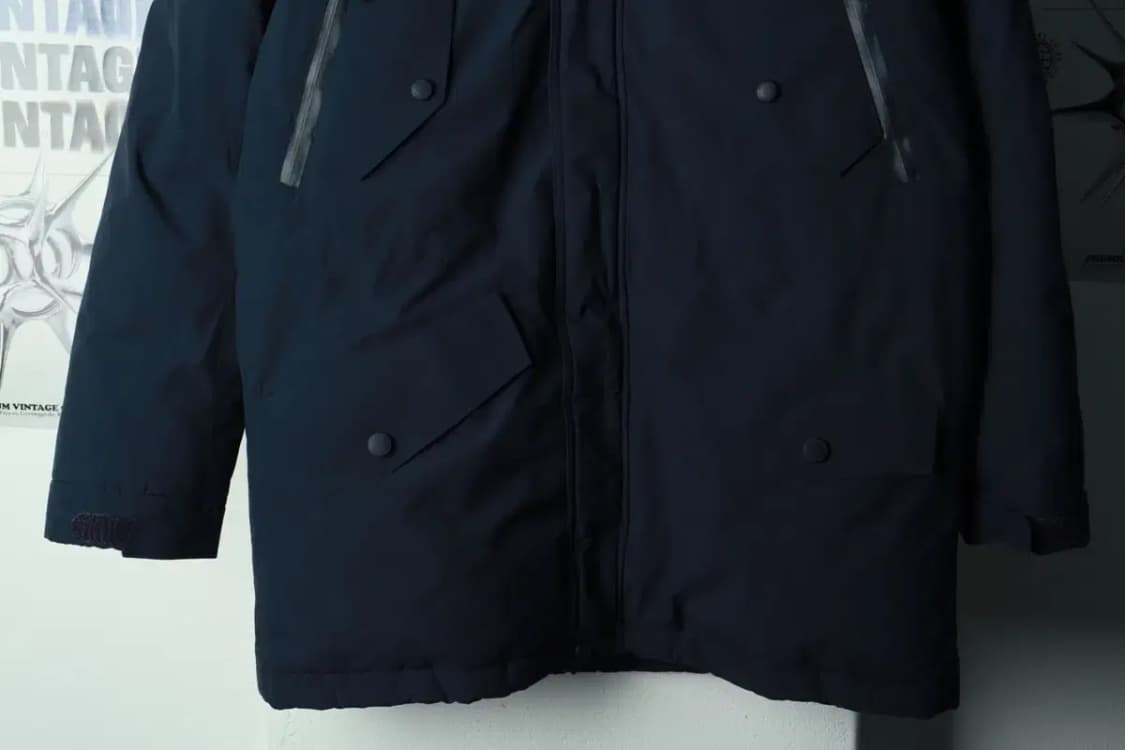 (L) 머렐 패딩 점퍼자켓 구스다운 네이비 봄버-16A09 상품이미지4