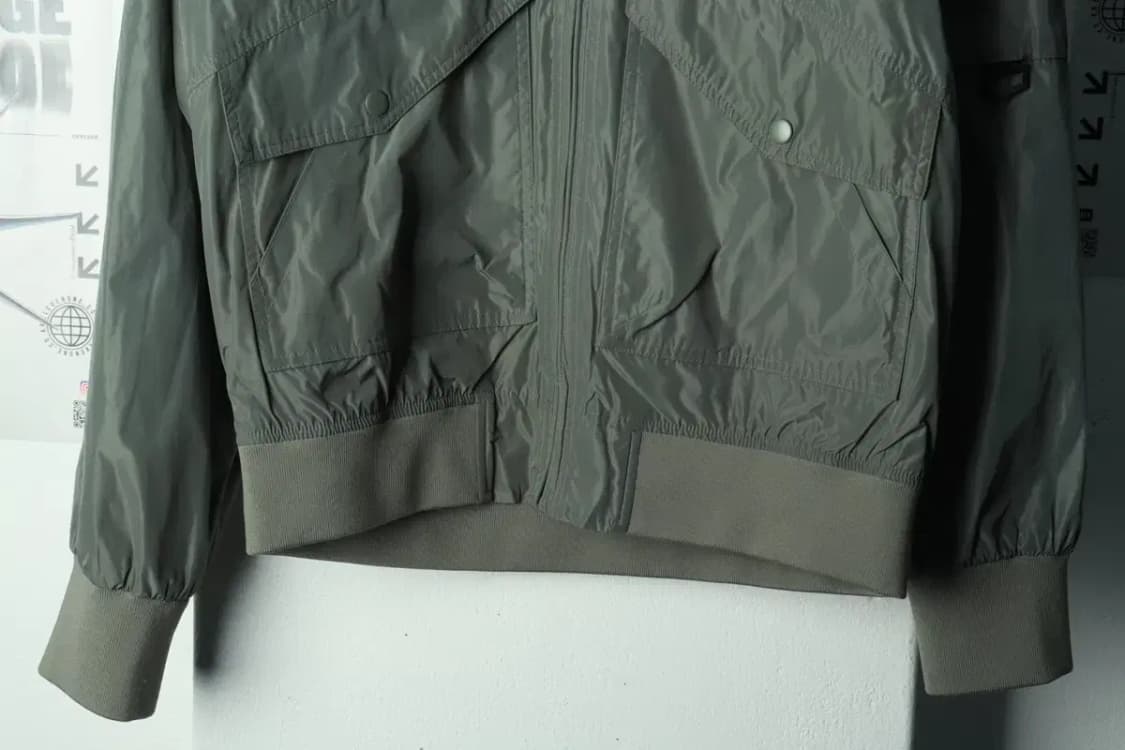 (L-XL) 프랭크스톤 집업 바람막이 점퍼자켓 항공 카키-16A0D 상품이미지4