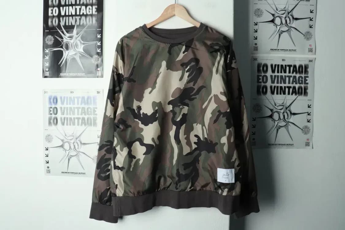 (M-L) 자토 맨투맨 티셔츠 카모 양면 올드스쿨 웜업 방풍-16A0F 상품이미지2