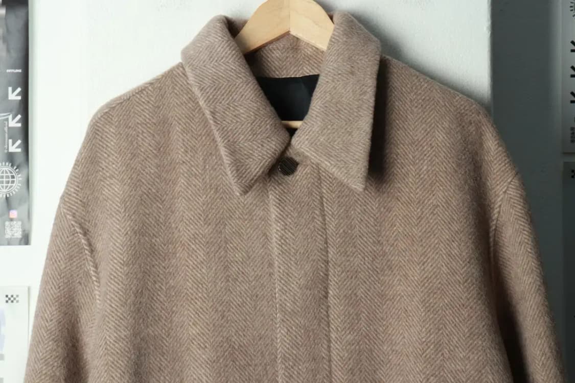 (XL) 마틴플랜 코트자켓 베이지 울 알파카-16A11 상품이미지3