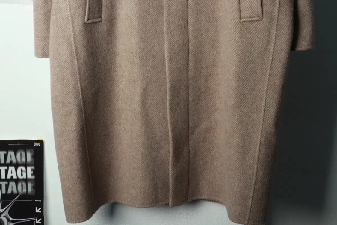 (XL) 마틴플랜 코트자켓 베이지 울 알파카-16A11 상품이미지4