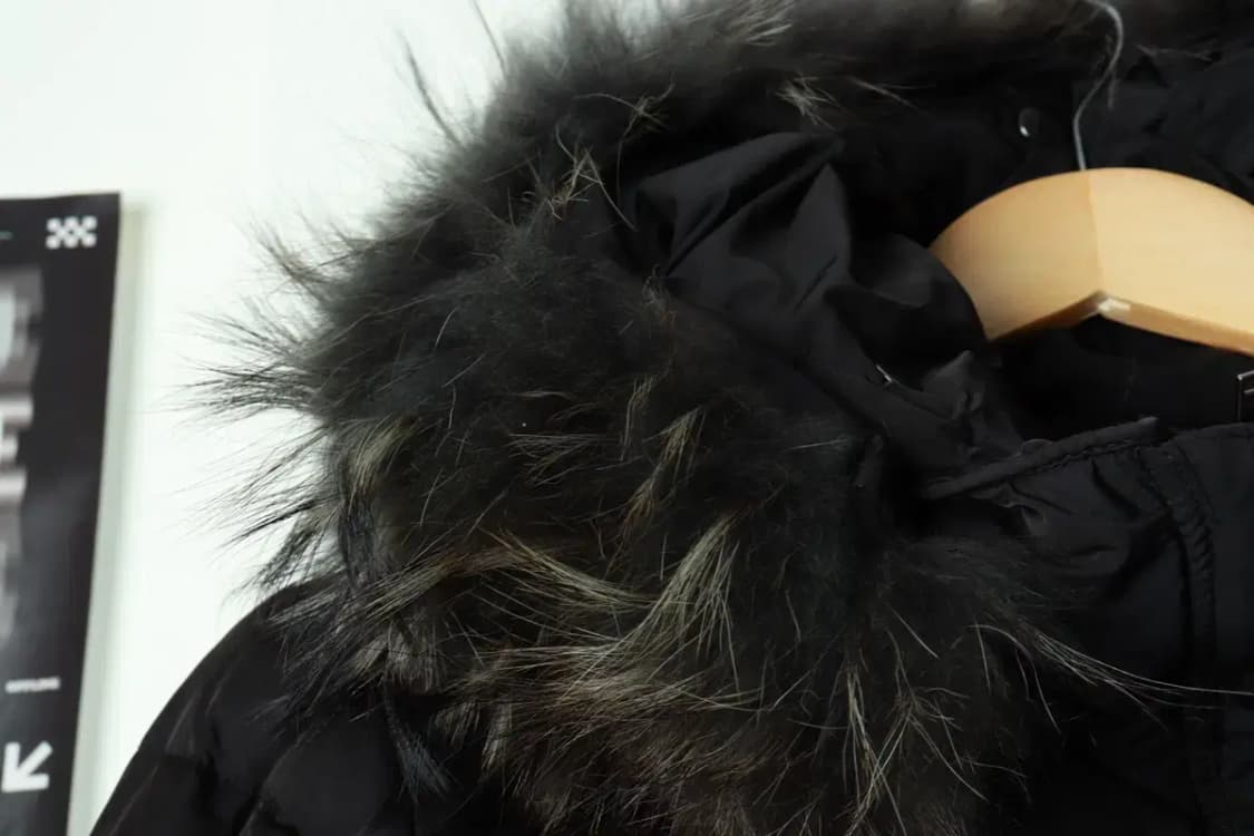 W(S-M) 시스템 패딩 점퍼자켓 한섬 구스다운 블랙 롱-16A12 상품이미지5