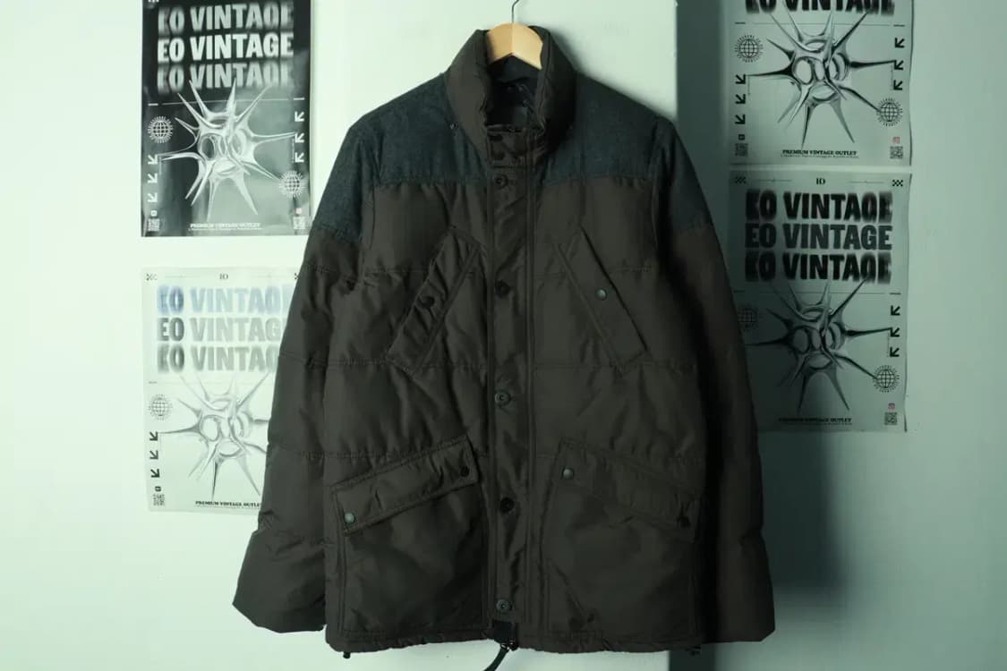 (L) 듀베티카 패딩 점퍼자켓 구스다운 그린 아메카지-16A13 상품이미지2