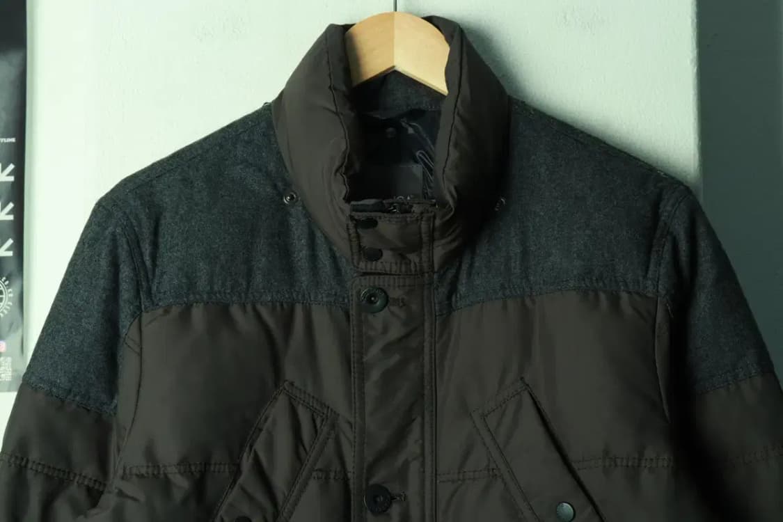 (L) 듀베티카 패딩 점퍼자켓 구스다운 그린 아메카지-16A13 상품이미지3