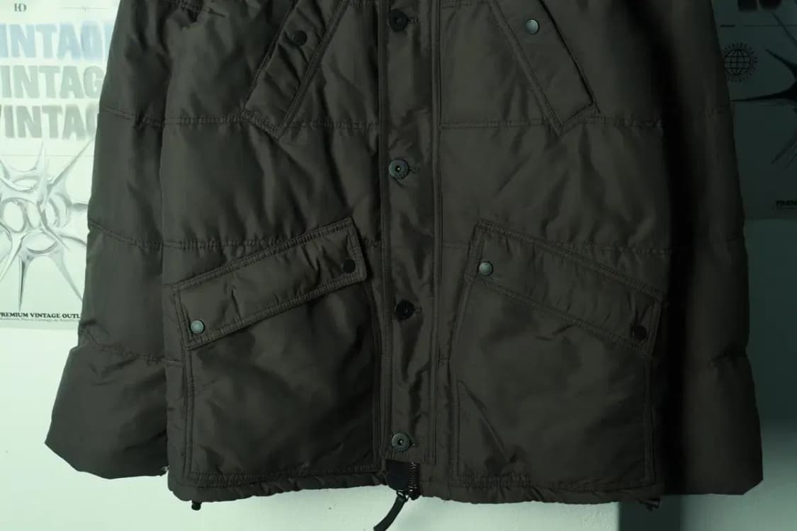 (L) 듀베티카 패딩 점퍼자켓 구스다운 그린 아메카지-16A13 상품이미지4