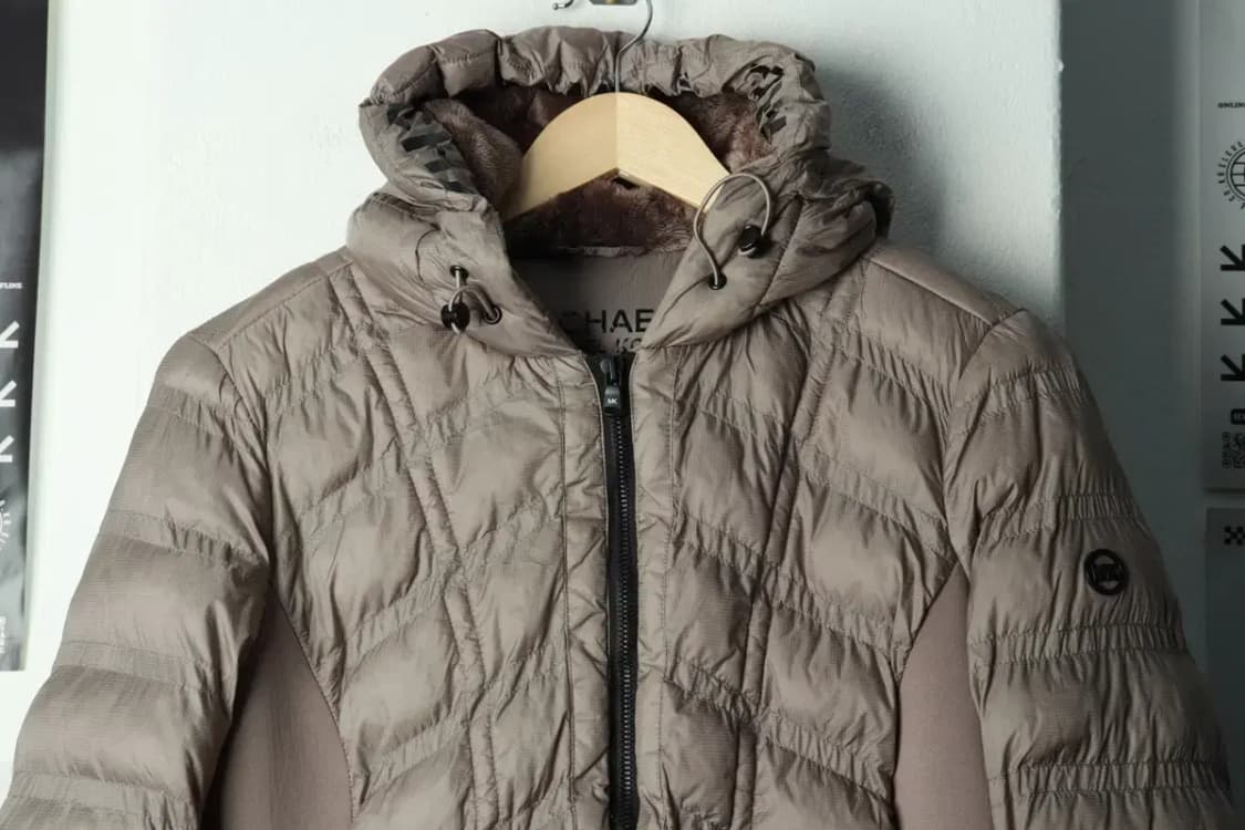 W(M-L) 마이클코어스 패딩 점퍼자켓 경량 샌드 한정판-16A14 상품이미지3