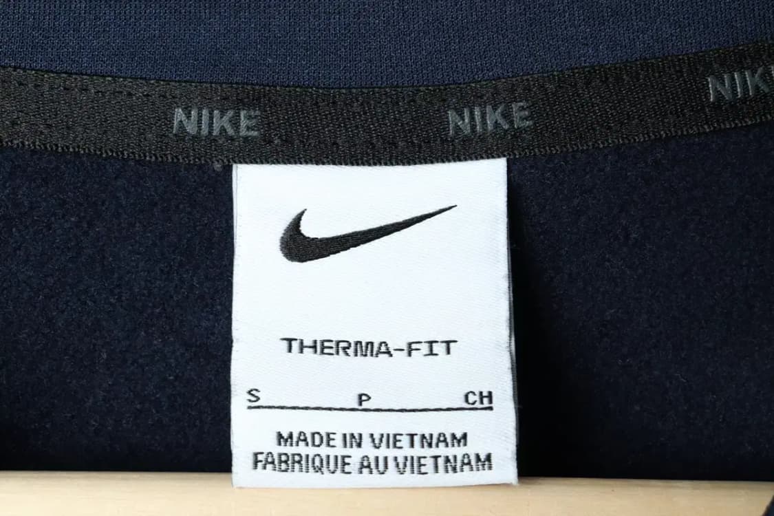 (S-M) 나이키 맨투맨 티셔츠 네이비 기모 폴리-166C6 상품이미지7