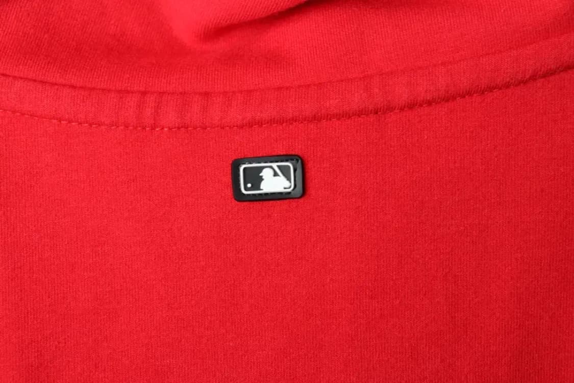 (L-XL) MLB 엠엘비 맨투맨 티셔츠 반집업 양키즈 레드-166C7 상품이미지9