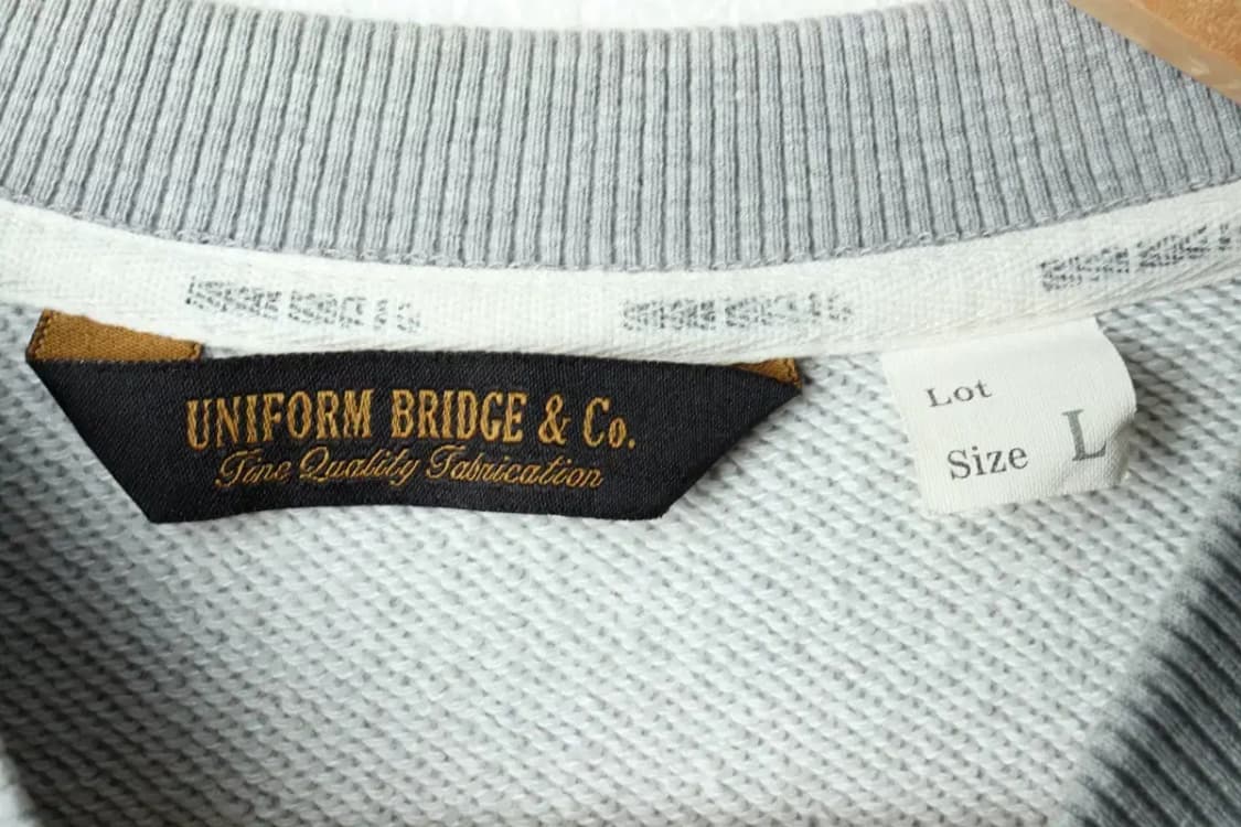 (L-XL) 유니폼브릿지 맨투맨 티셔츠 빅로고 아메카지 스트링-166C8 상품이미지7