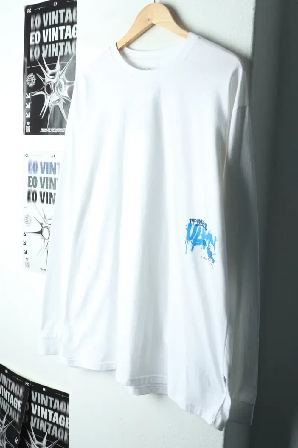 (XL) 얼킨 긴팔티셔츠 새상품 스머프 한정판-166CC 상품이미지1