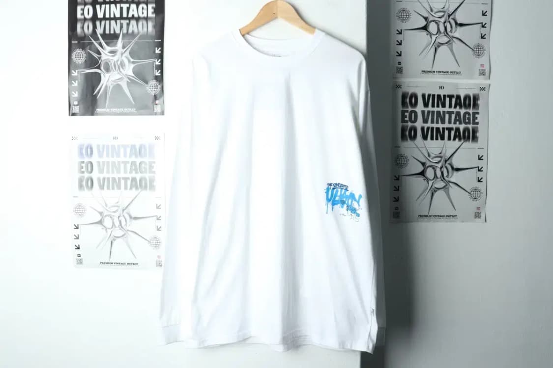 (XL) 얼킨 긴팔티셔츠 새상품 스머프 한정판-166CC 상품이미지2