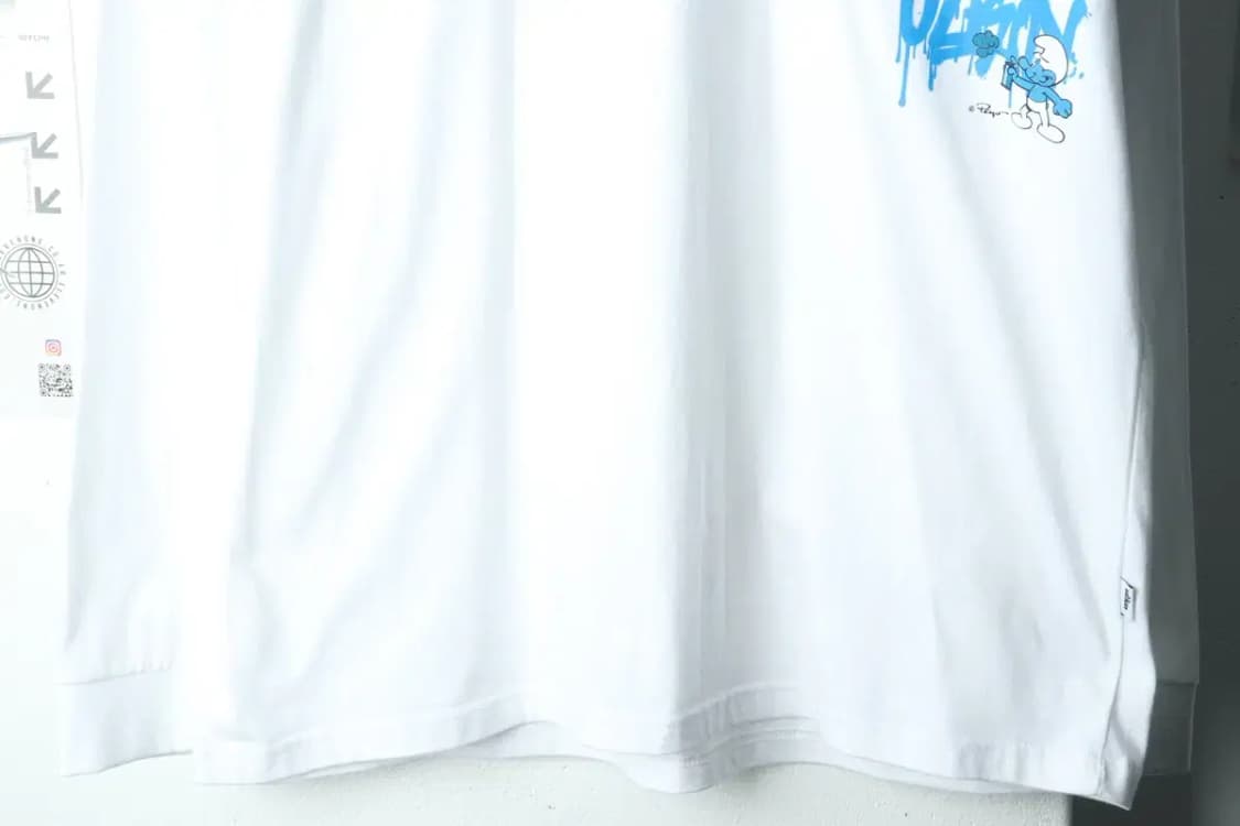 (XL) 얼킨 긴팔티셔츠 새상품 스머프 한정판-166CC 상품이미지4