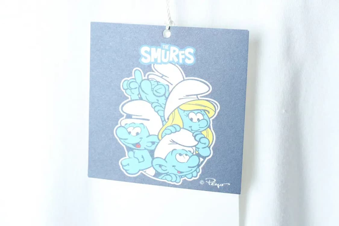 (XL) 얼킨 긴팔티셔츠 새상품 스머프 한정판-166CC 상품이미지6