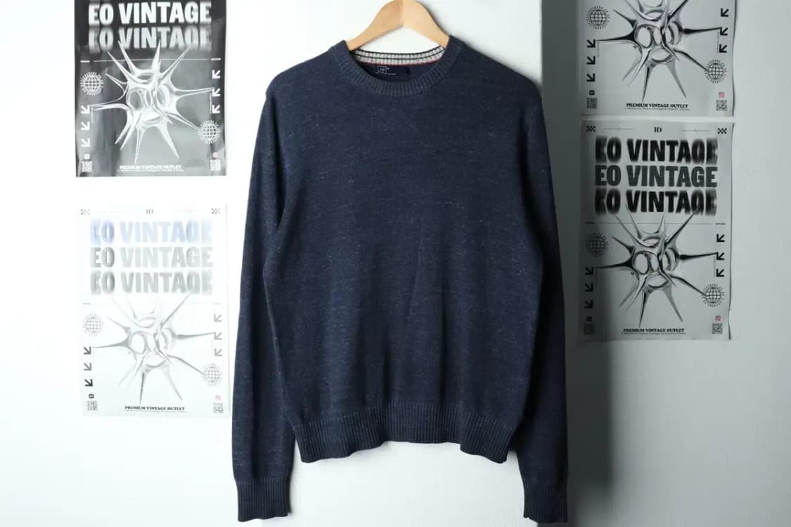 (M) 갭 니트 네이비 무지-166D3 상품이미지2