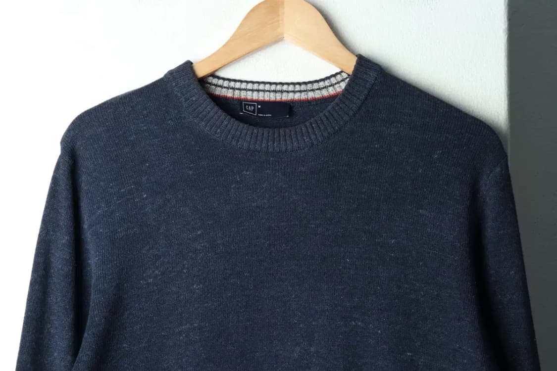 (M) 갭 니트 네이비 무지-166D3 상품이미지3