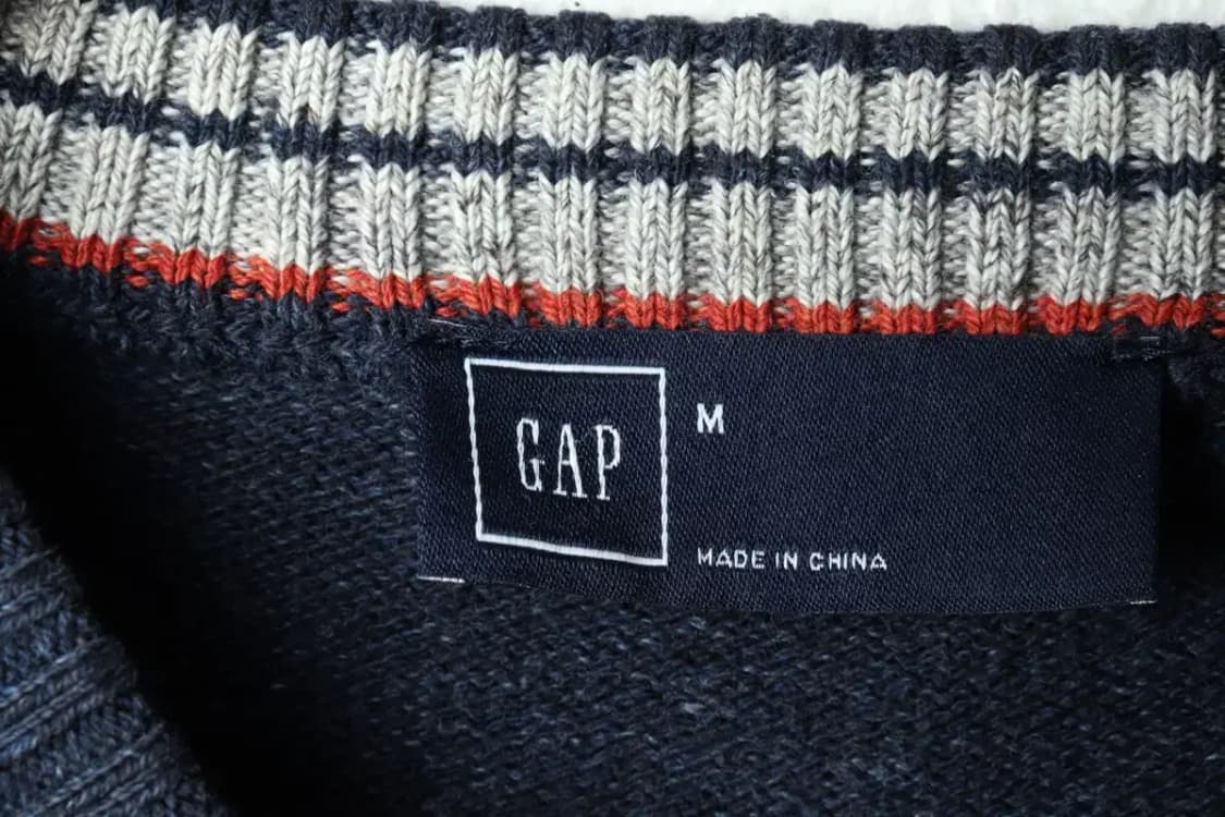 (M) 갭 니트 네이비 무지-166D3 상품이미지5