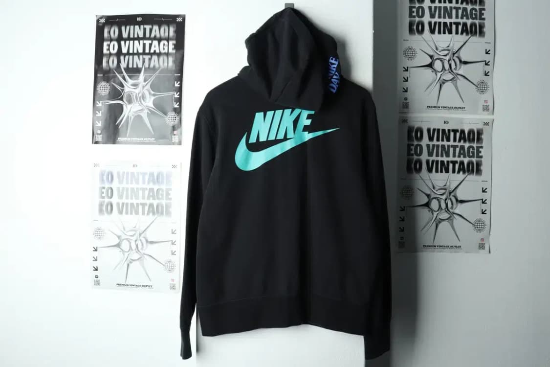 (XL-2XL) 나이키 후드집업 해바라기 블랙 올드스쿨-166DA 상품이미지6