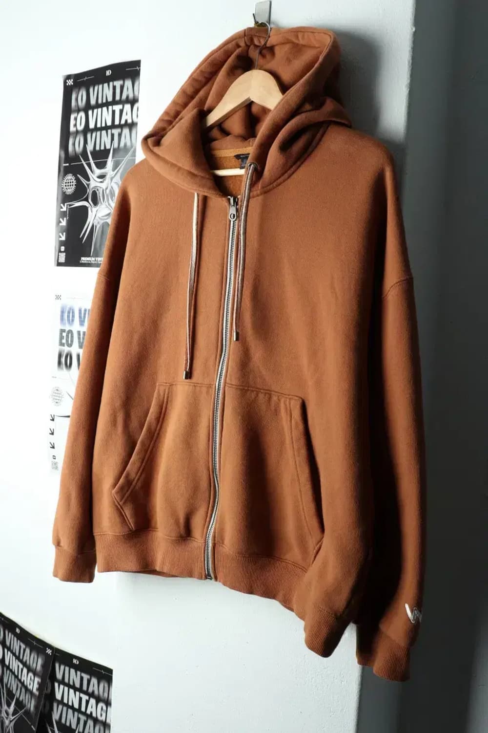 (S-M) 후드집업 된장 기모 올드스쿨-166DC 상품이미지1