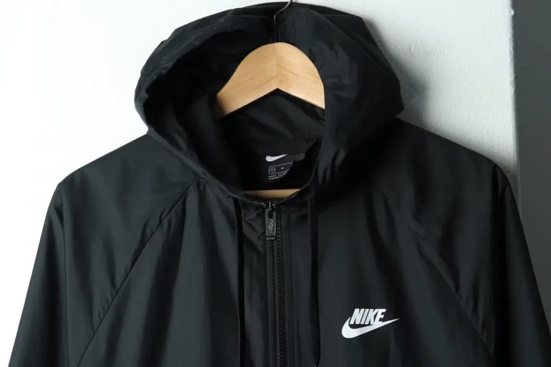 W(M) 나이키 집업 바람막이 점퍼자켓 윈드러너 블랙 신형-166E0 상품이미지3