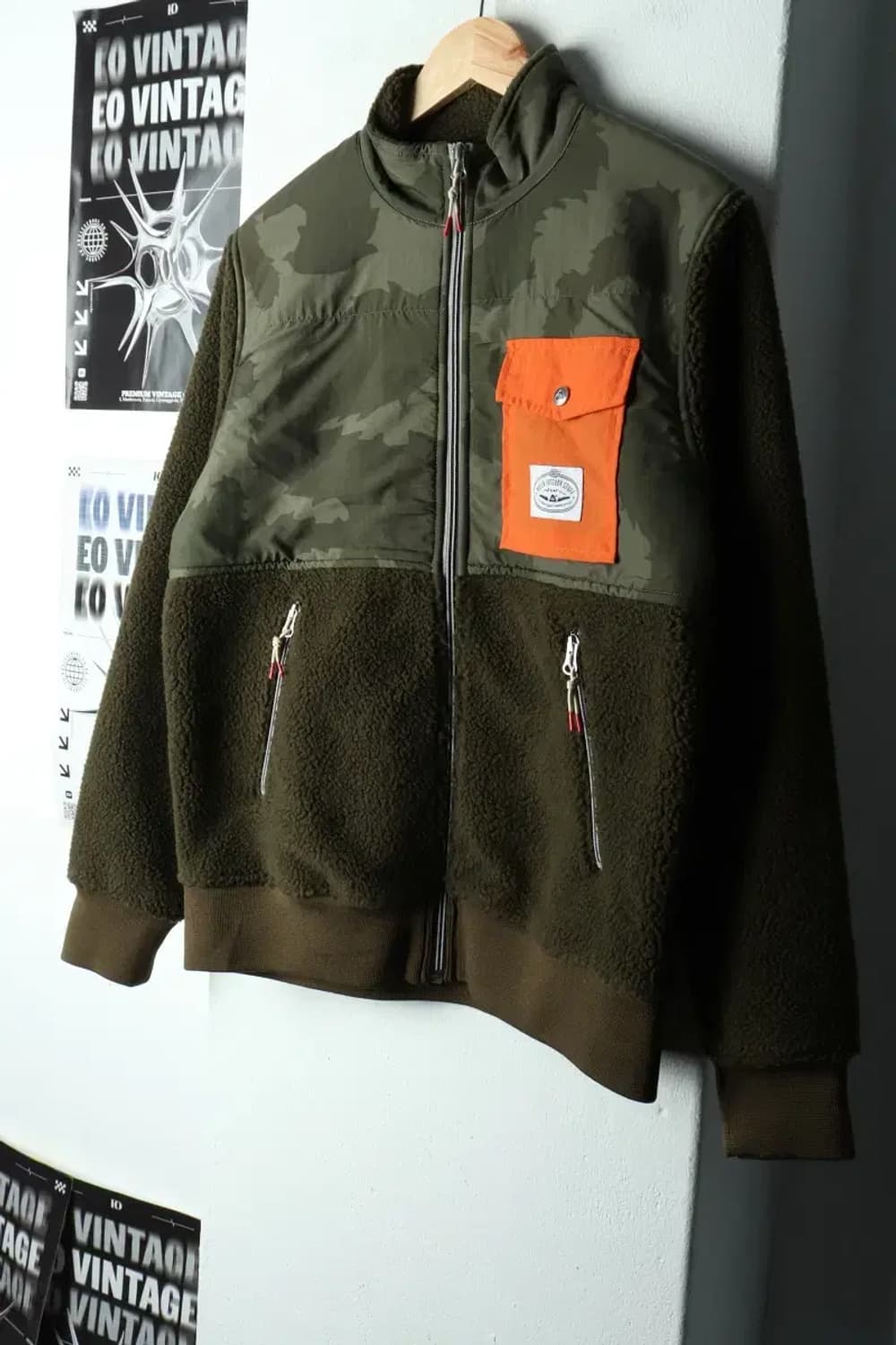 (S-M) 폴러 스터프 집업 바람막이 점퍼자켓 후리스 플리스-166E1 상품이미지1