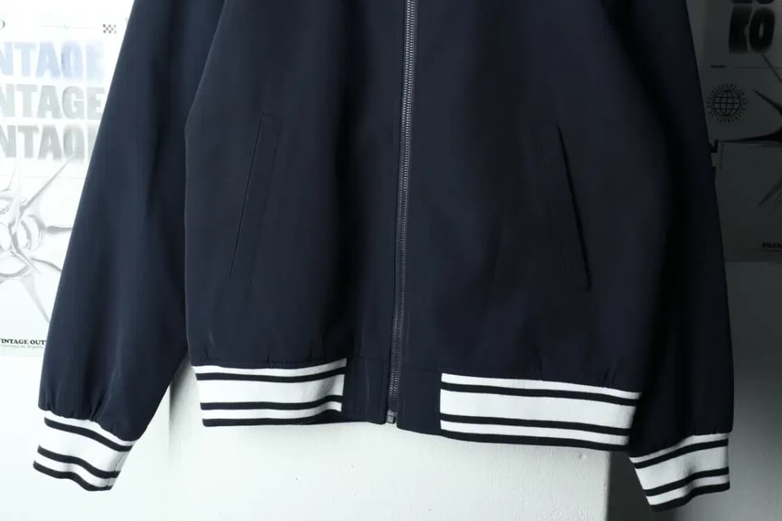 (L-XL) 헤드 집업 바람막이 점퍼자켓 스타디움 네이비-166E3 상품이미지4