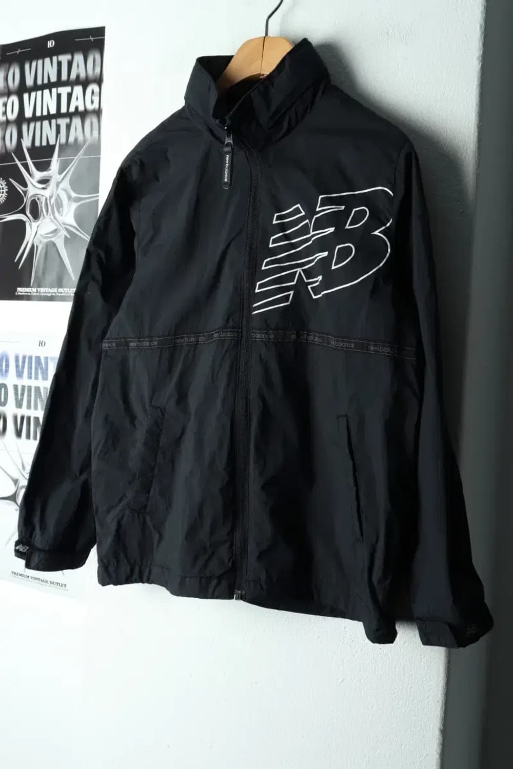 (F) 뉴발란스 집업 바람막이 점퍼자켓 아동 키즈 올드스쿨-166E4 상품이미지1