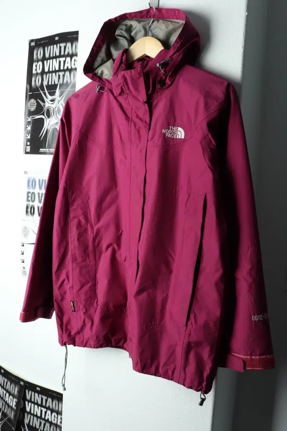 W(M) 노스페이스 집업 바람막이 점퍼자켓 고어텍스 퍼플-166E5 상품이미지1