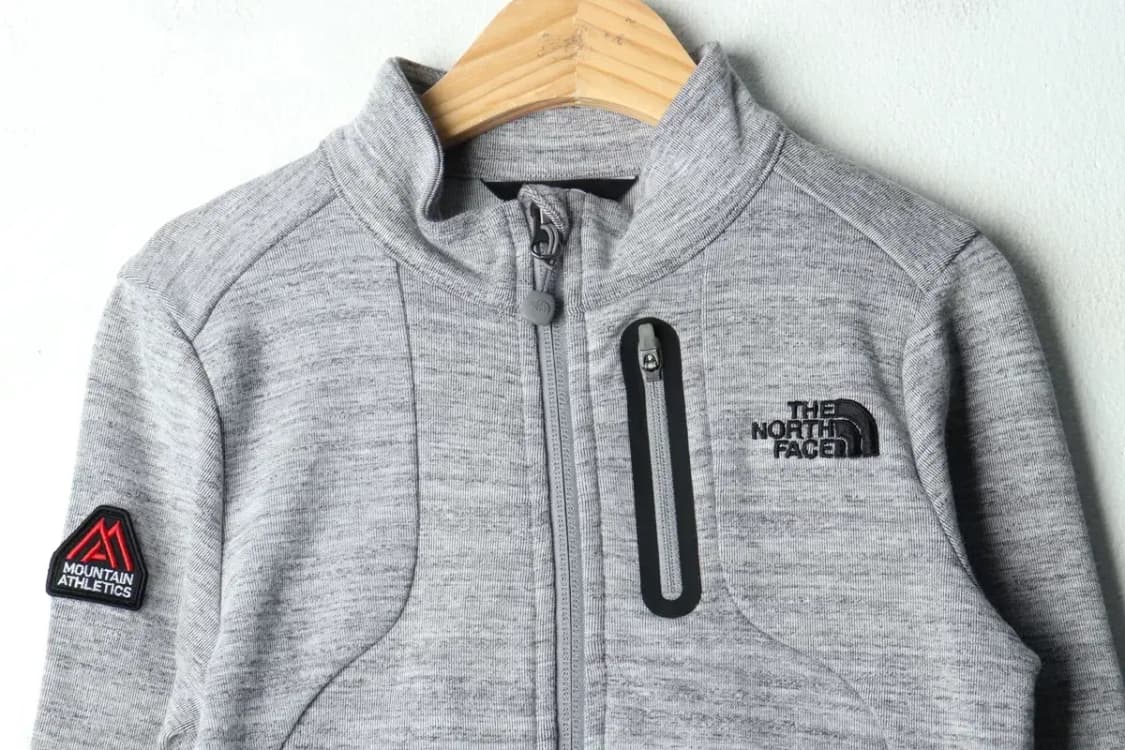 (F) 노스페이스 집업져지 트랙탑 아동 키즈 그레이-166E6 상품이미지3