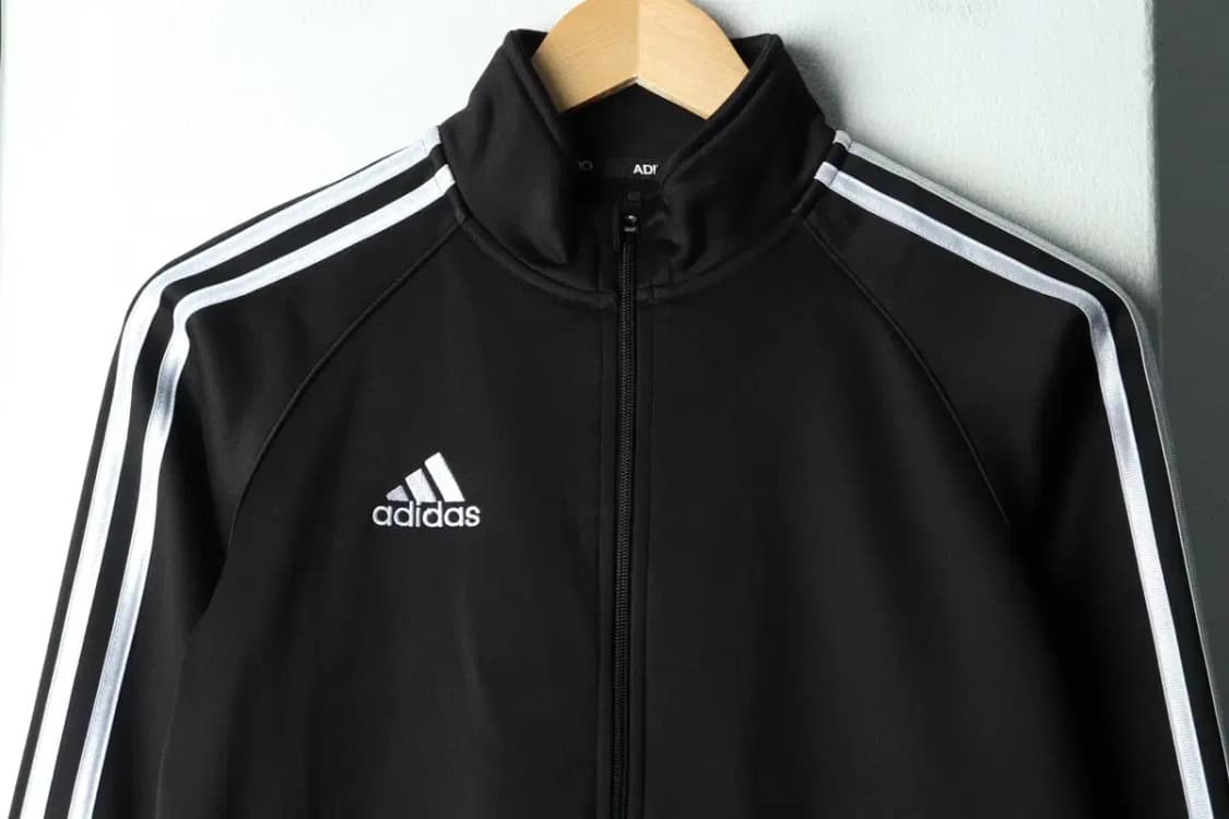 (F) 아디다스 집업져지 트랙탑 아동 키즈 기모 블랙-166E7 상품이미지3