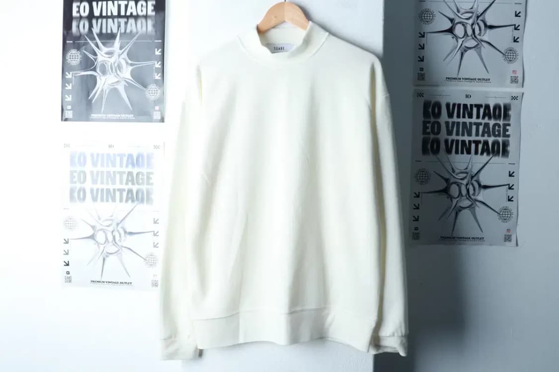 (L-XL) 수아레 니트 반폴라 무지 아이보리-16A7A 상품이미지2