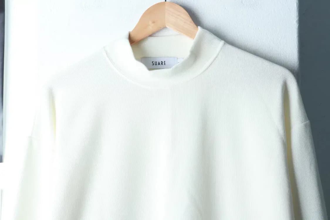 (L-XL) 수아레 니트 반폴라 무지 아이보리-16A7A 상품이미지3